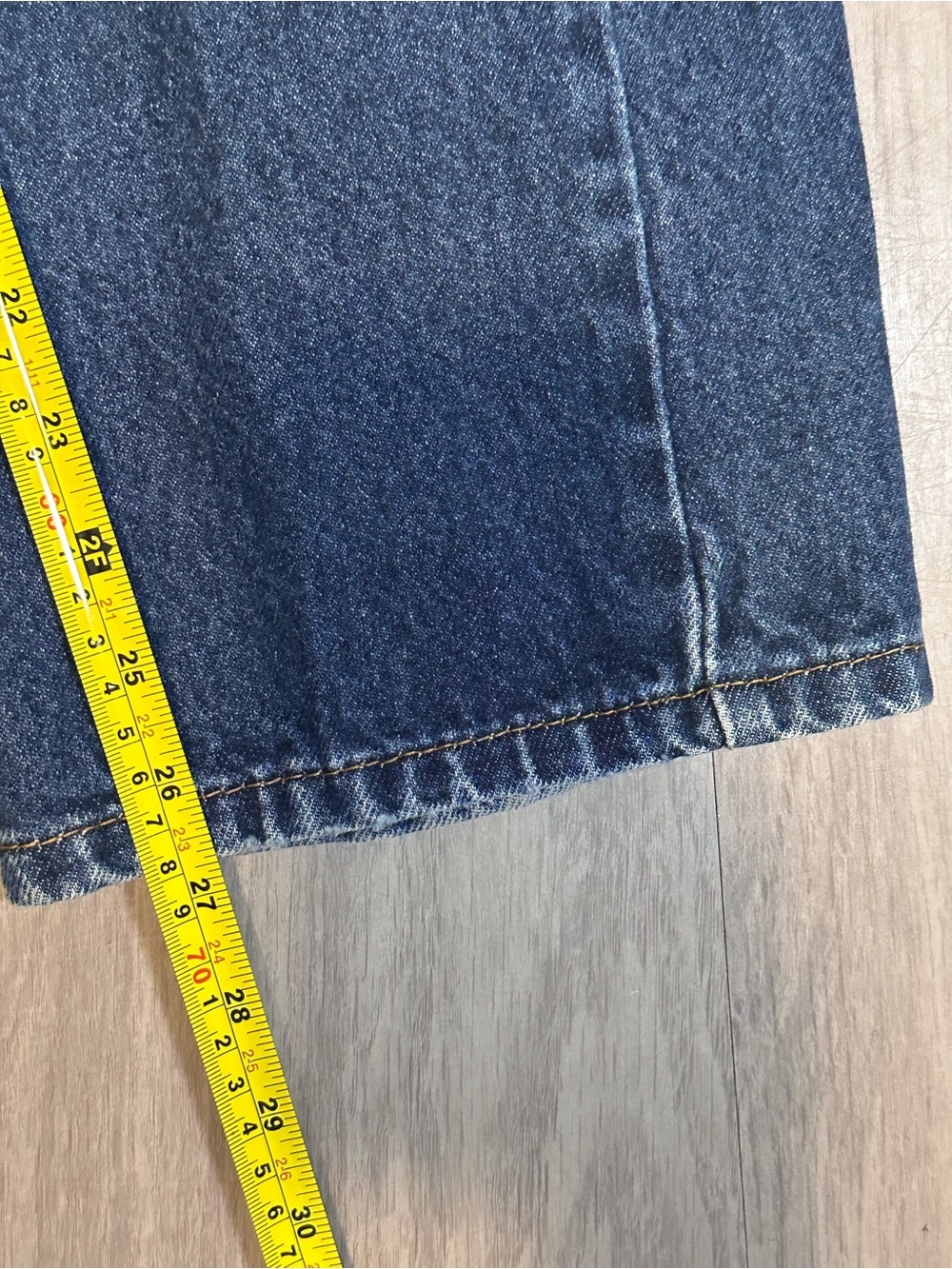 Vtg Y2K Levis 505 Jeans Mens Size 32x29 Straight Fit Denim Preppy Work Pants - Picture 6 of 7